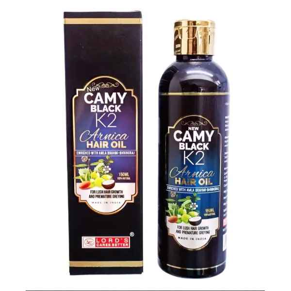 Lord's Camy Black K2 Arnica Hair Oil